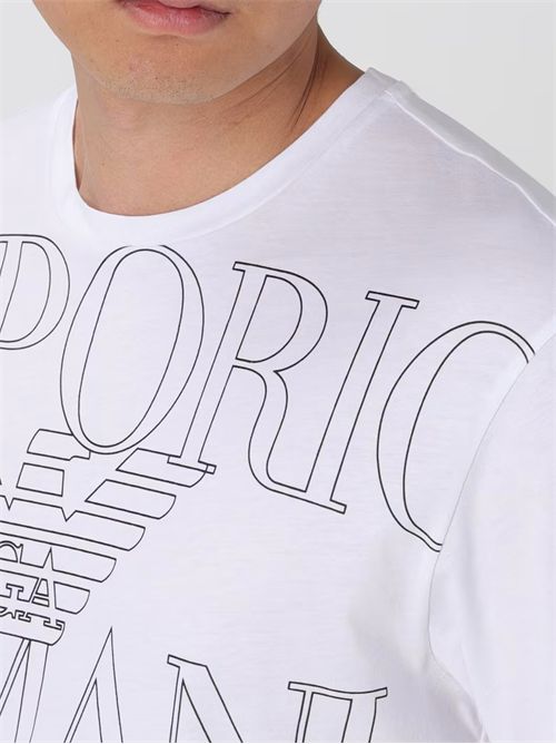 T-shirt con maxi logo Emporio Armani EMPORIO ARMANI | EM000574AF12326/U0002